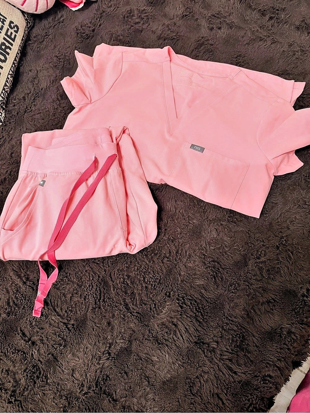 F cancer Pink fig Set Like New